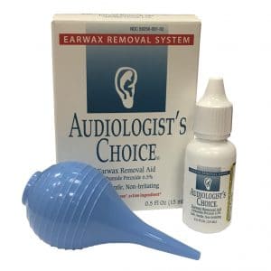 Audiologist's Choice Earwax Removal System with Drops & Bulb Syringe